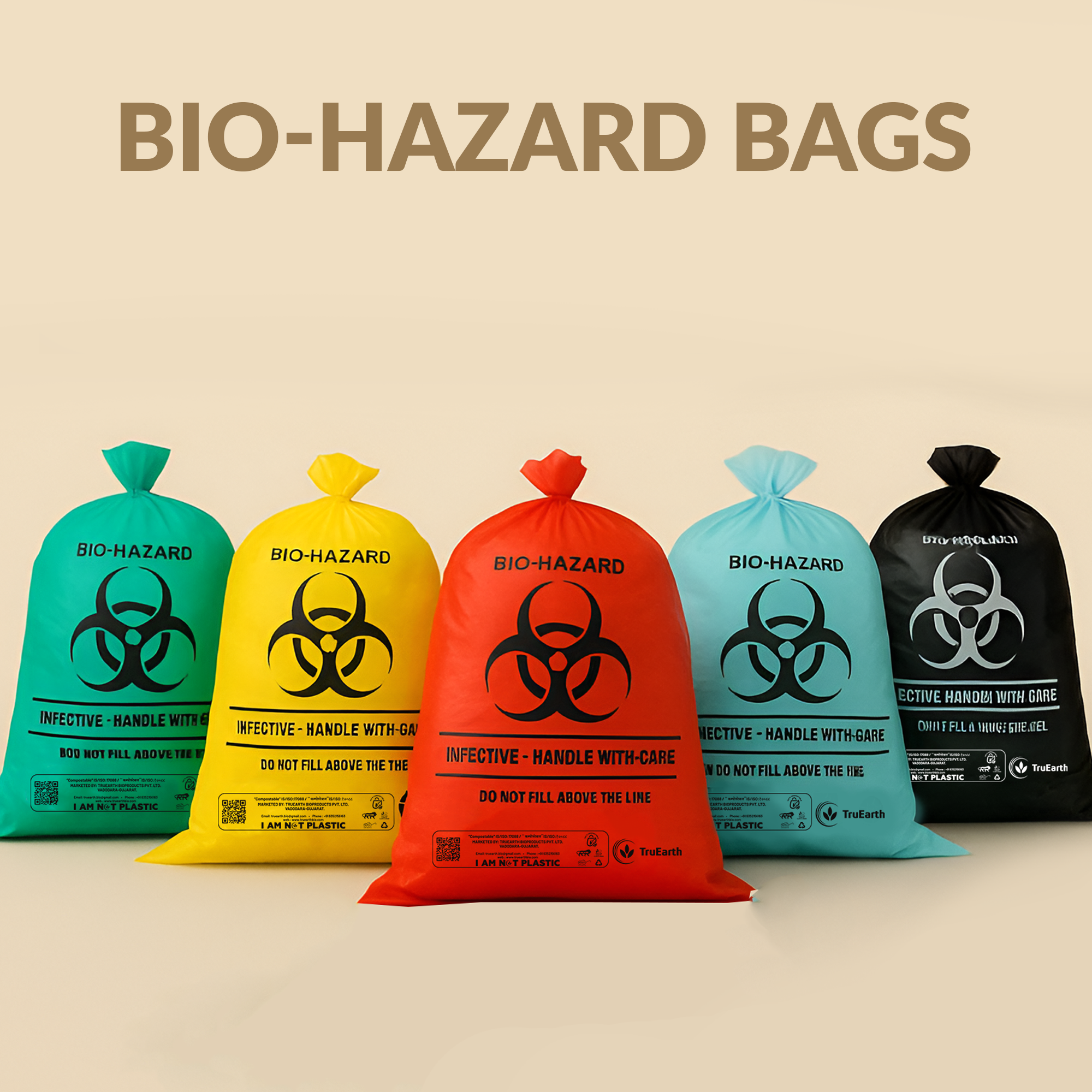 COMPOSTABLE BIO-HAZARD BAGS